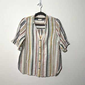 MAEVE by Anthropologie High Collar Blouse